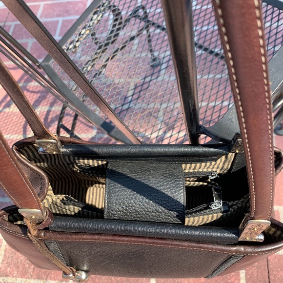 Vintage Brighton black and brown bag - Picture 5 of 12